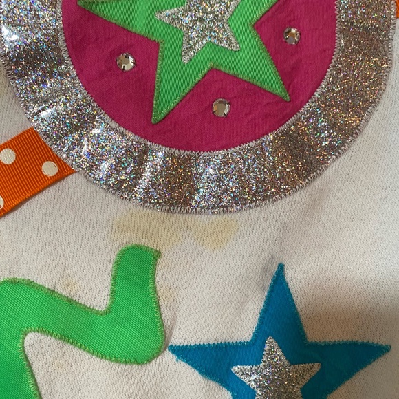 Fancy That 1990s Vintage White Graphic Sweatshirt, colorful Accents – Size XL - Picture 4 of 12